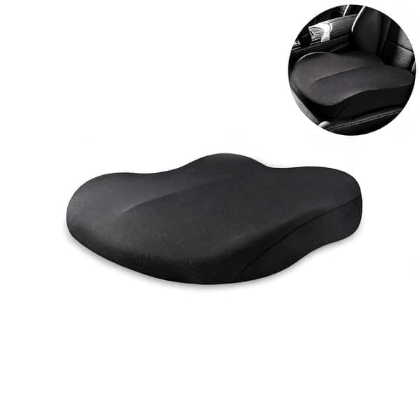 Memory Foam Seat Cushion Ergonomic Wedge for Sciatica Hemorrhoids Office Wheelchair [Ho]