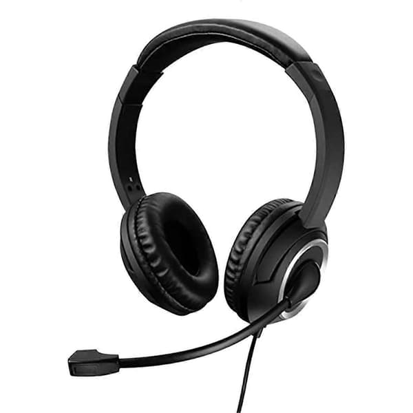 Kablet USB-headset Call Center-headset med mikrofon Gaming Støjreducerende Over-Ear-hovedtelefoner til C