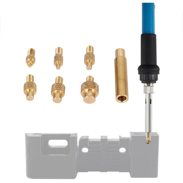 Loddespids M2 M2.5 M3 M4 M5 M6 1/4 tomme M8 Universal 936 Loddekolbehoved Varmesæt Indsatsspids til 3D-printerdele