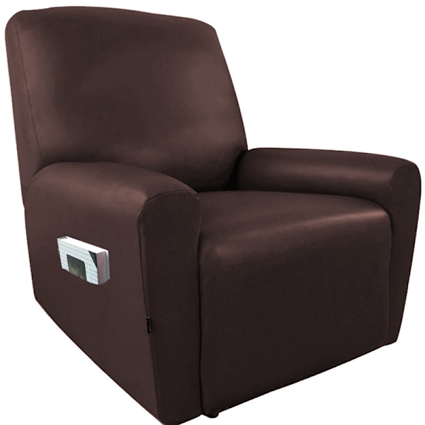 Skyddande Set för Rum Dubbelvy Vadderad Trådlös Inkluderar: Soffa Skydd, Loveseat och Ensam Fåtölj. Soffaöverdrag (Brun, Enstaka)