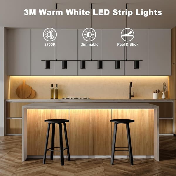 3-meter battery-powered LED light string with remote control, waterproof, warm white light.