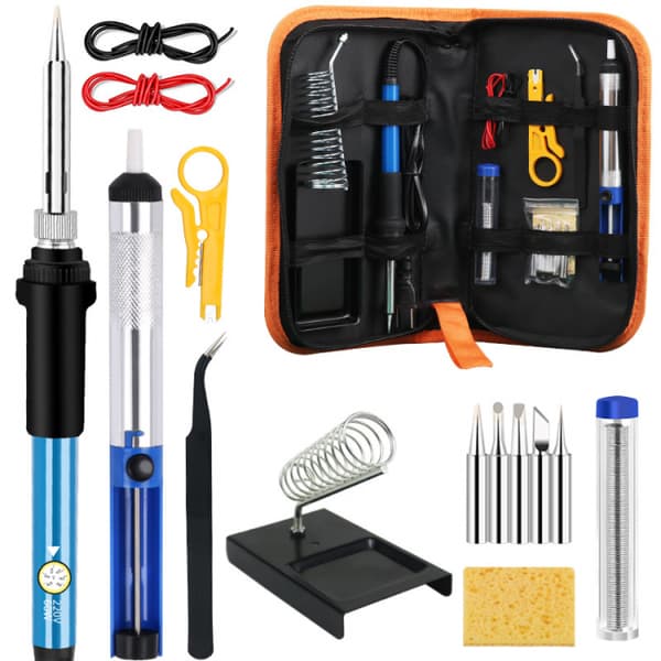 Soldering Iron 60W Soldering Station Adjustable Temperature and Case 15