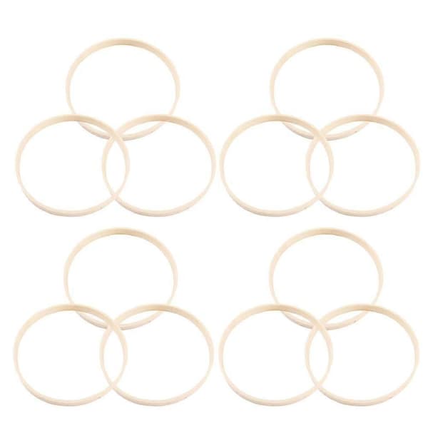 Dream Catcher Rings Catcher Round Frame Home Decor 20Cm 12pcs