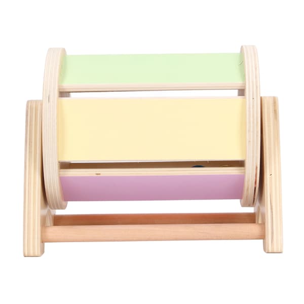 Educational Toy for Children Multifunctional Composite Wood Parent-Child Pitching Simulation Model Toy Textile Drum