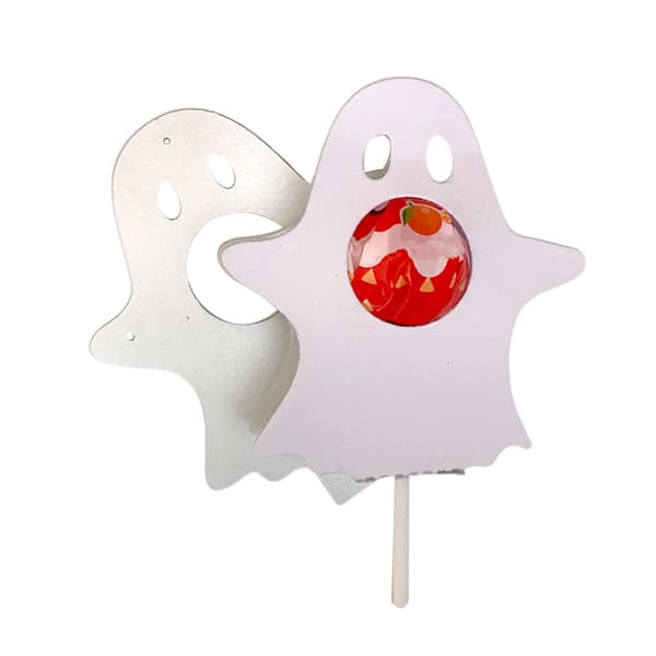 Halloween Ghost Lollipop Holder Dies DIY Craft Scrapbooking