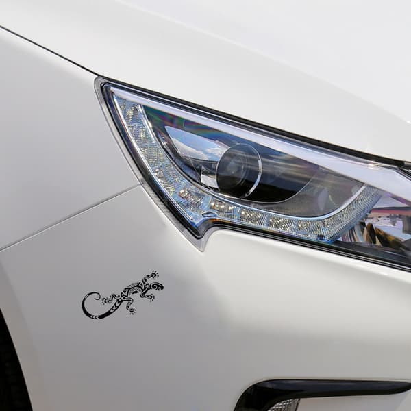 Salamanteri Lisko Logo Tarra - Koko: 17cm - Väri: Musta