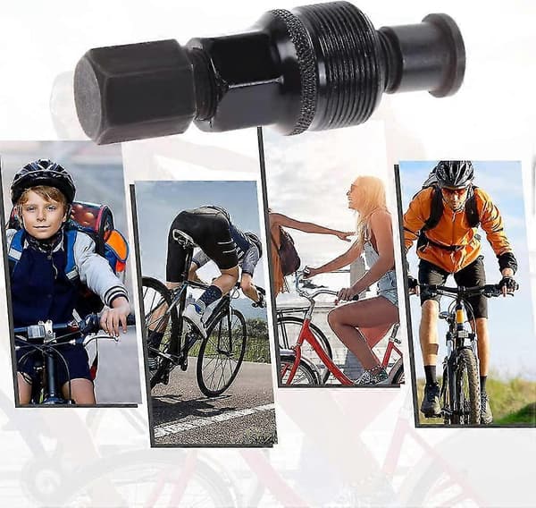 Crank Remover Arm Puller Professional Bicycle Crank Puller With Removable Head For Bicycle Repair Kit, Bicycle Axle Tool For Sports (1 pc, Black)