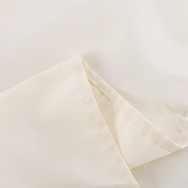 Replacement Parasol Cover, 6 Ribs, 3 m, Waterproof, UV Resistant, Replacement Fabric, Cream White