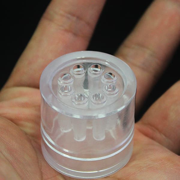 Akvarieigelfälla 8 hål Transparent akryl miniburk Planariafälla