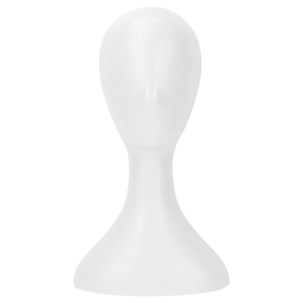 Sjal Kvinner Hatt Hode Mannequin Parykkhode Full Maskin Parykk Kvinnehode Display Modell Hvit 40x22.5cm White 40x22.5cm