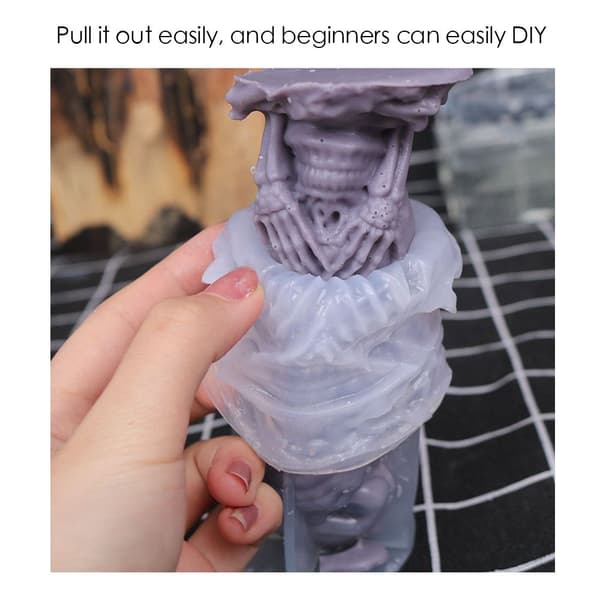 Dödskalle Silikonform Skräck Halloween DIY