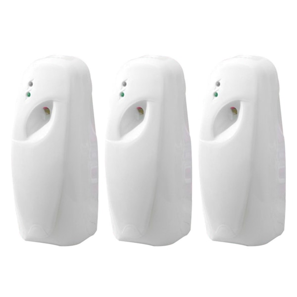 3x automatisk parfumedispenser luftfrisker Aerosol duftspray kompatibel med 14 cm højde duftdåse