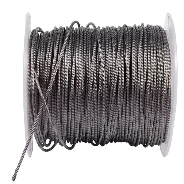 Hisselyft 7x7 1mm Dia Rustfrit Stål Fleksibel Wire 54m
