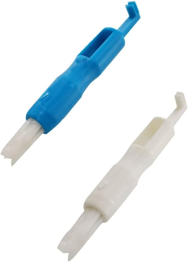 Needle Threader, 2 Pieces Sewing Machine Needle Threader, Automatic Needle Threader, Sewing Machine Needle