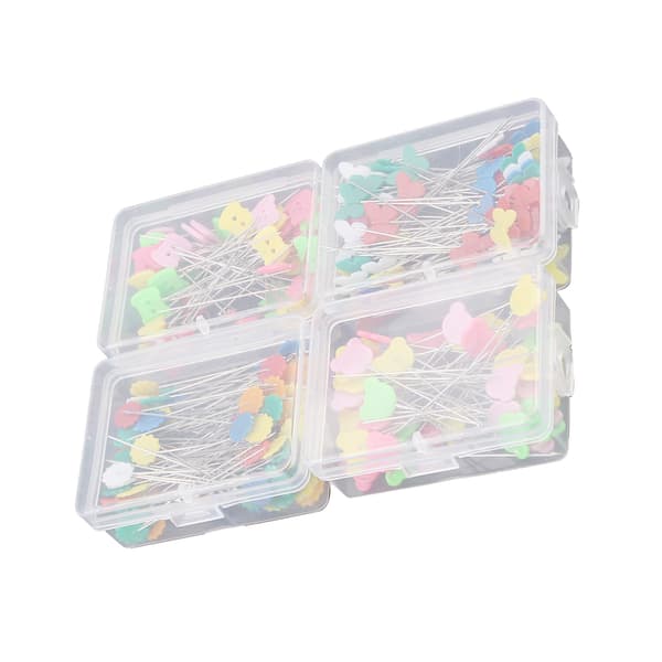 Flower Button Head Pins 300 Pcs Quilting Tools Sewing Supplies