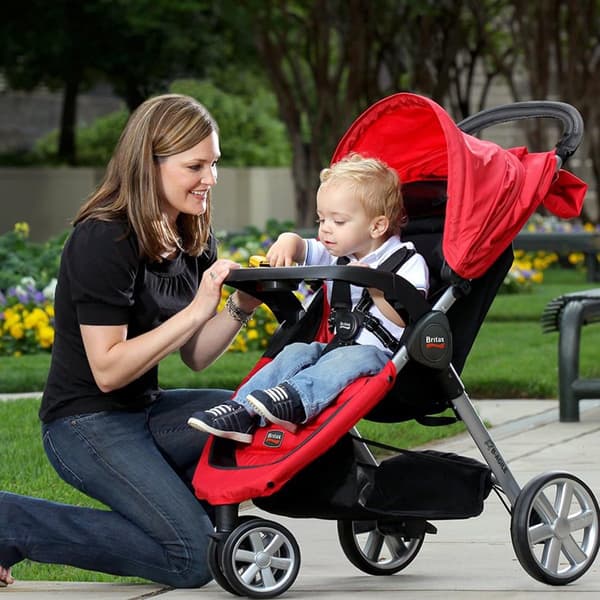 Leather Stroller Handle Cover, 2 Pieces Black, Faux Leather Armrest Protector
