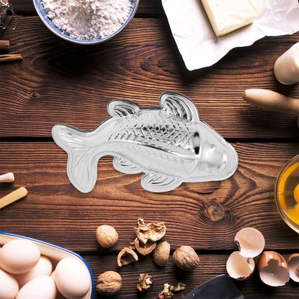 Fiskeformede kager og desserter Bageform DIY Kageform Aluminiumslegering Kreativt Design Enkel