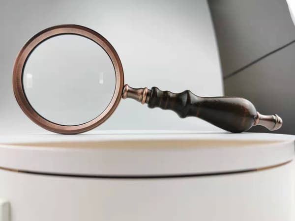 Handheld Magnifying Glass with Wooden Handle is Suitable for the Elderly to Read