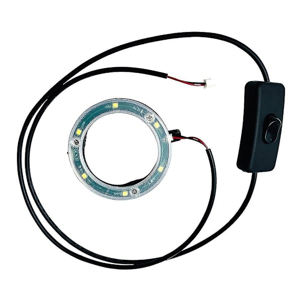 LED-lys maskine spindel fast LED-lampe kompatibel med 52mm spindelmotor CNC-fræser graveringsmaskine værktøj A
