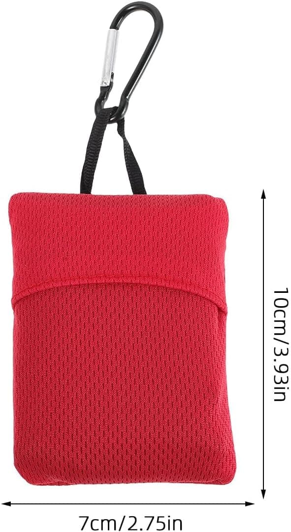 Bærbar Sandtæt Strandmåtte 70x110cm Mini Sammenfoldelig Picnictæppe med Karabinhage