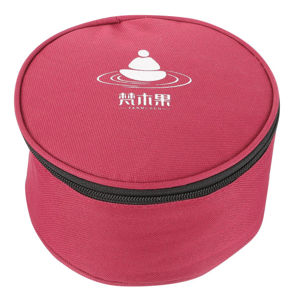 Buddhist Sound Bowl Bag Delikat Nepal Buddha Sound Bowl förvaringspåse för hemRosy22x22cm Rosy 22x22cm