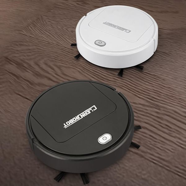 Smart Robotstøvsuger 3 i 1 Robotstøvsuger og Mop Combo Super-tynd Stille God Kompatibel med Dyrehår H