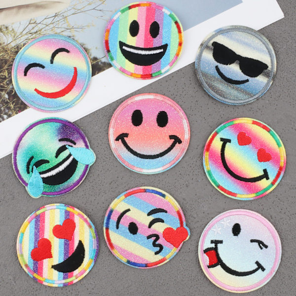 Embroidered Iron-On Patches, 18-pack