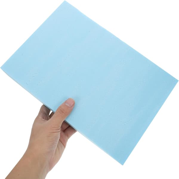 3 stk. blå skumplader med høj densitet 3,7×20×30 cm til gør-det-selv-håndværk Modelbygningsmateriale Egnet