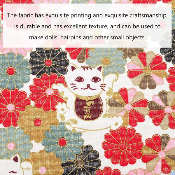 10 stk bomullsstoffark DIY lappeteppe quilting blomstertrykte bomullsstoffbiter