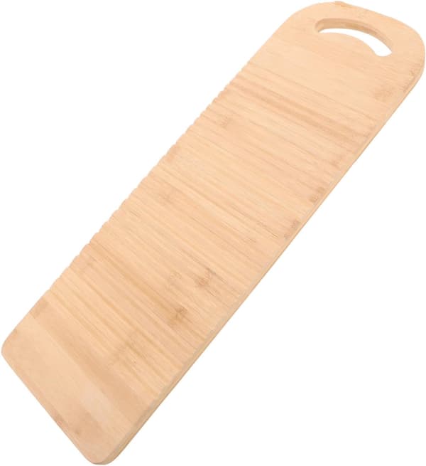 Bamboo Washboard Portable Hand Wash Board Non-slip Scrubbing Tool Ergonomic Design
