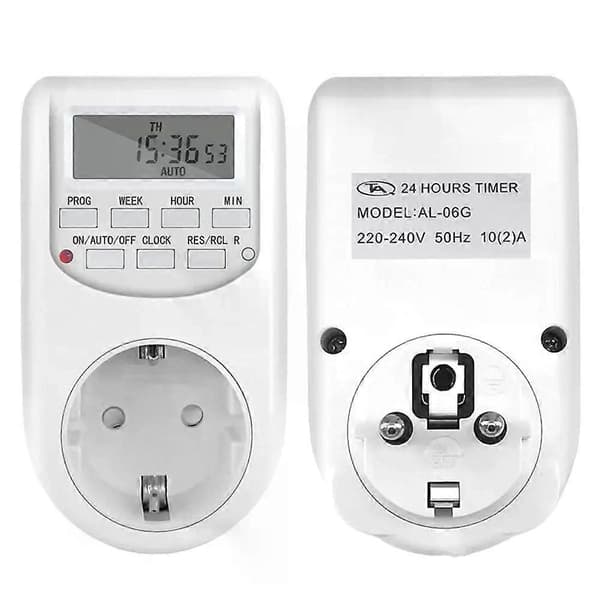 Kitchen Timer Socket Week Hours Timing Socket EU Plug 220V 50HZ 10A Timer Switch AL-06G Timer Switch Energy Saving Digital