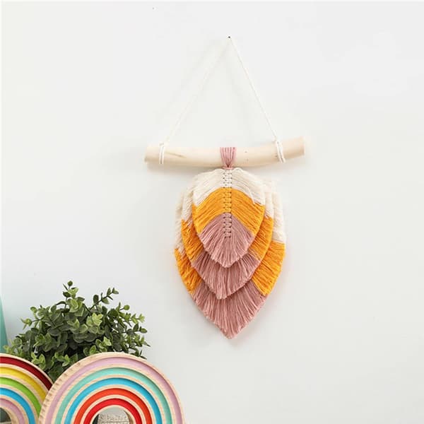 1. Boho-tupsuinen kudottu seinävaate, boheemi tupsukudos