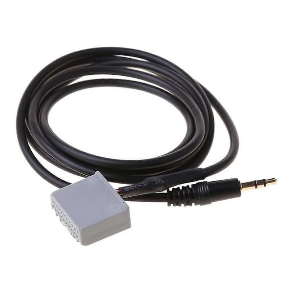 HS Bil 3,5 mm AUX-ingång ljudkabeladapter för Civic 2006-2013 CRV 2008-2013