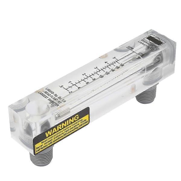 LZM-15 0.5-5GPM Ratt Panel Type Væskestrømsmåler Flowmåler Måling ZG1/4 \"