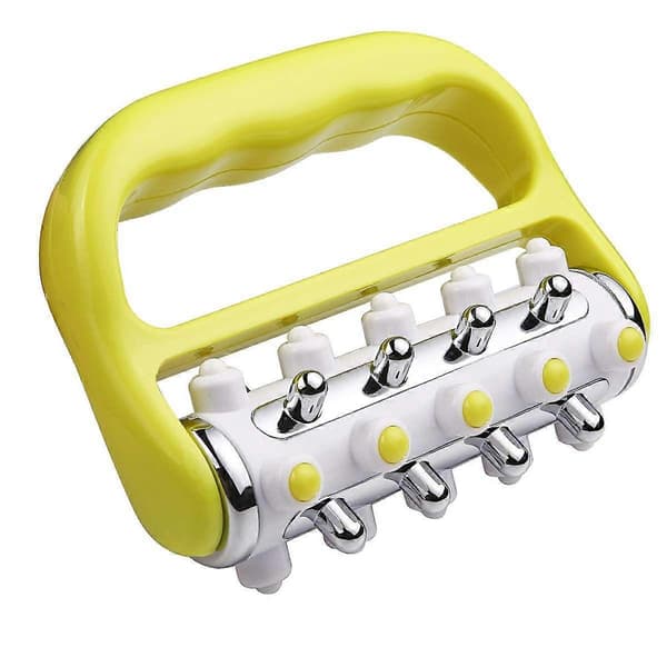 Massageapparat, Mini Deep Tissue Myofascial Release-værktøj til triggerpunkter, Kropsmassageapparat til mænd og kvinder (gul)
