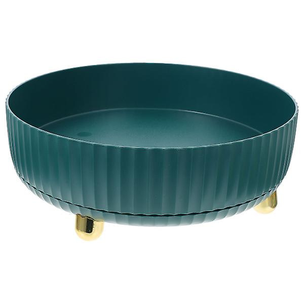 1 stk. Diverse Hylde Roterende Opbevaringsstativ Køkken Organizer Krydderi Stativ Grøn 28X28X10CM Green 28X28X10CM