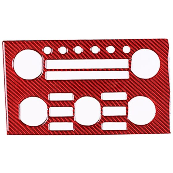 Blød fiber central kontrol CD-panel ramme volumenafdækning trim til R35 2008-2016