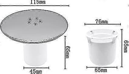 Dusjbøyningsbeskyttelse Dusjpropphullbeskyttelse 90 mm/115 mm
