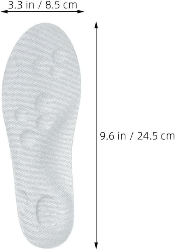 4d Polstrede Stødabsorberende Skosåler til Mænd og Kvinder