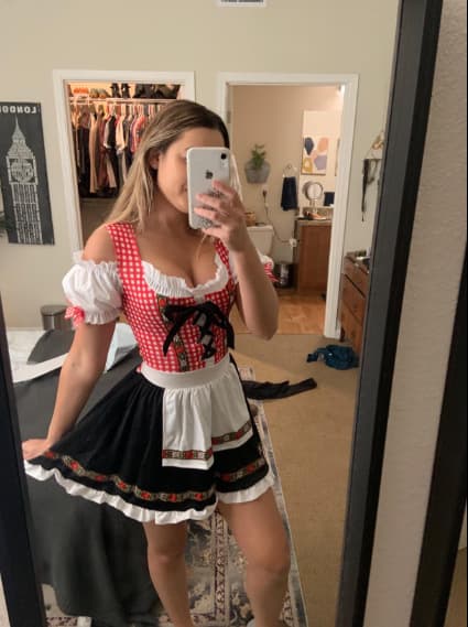 Oktoberfestdräkt för damer, München ABE-kostym - Storlek XL