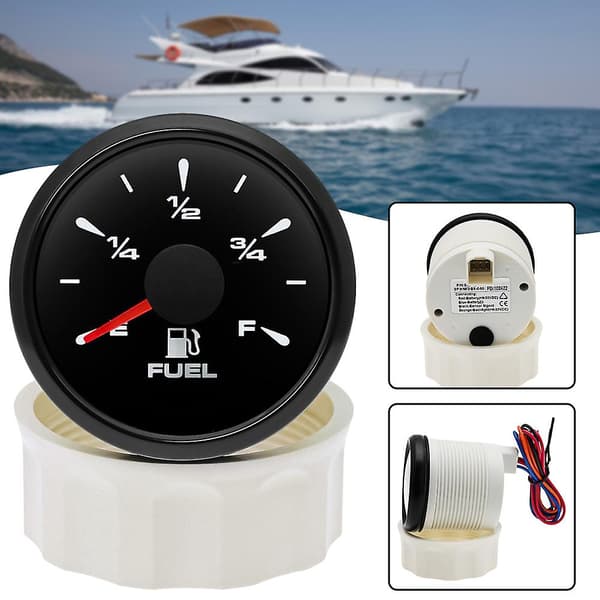 52 mm polttoainemittari autoon pölysuojalla ja taustavalolla - Autotarvikkeet