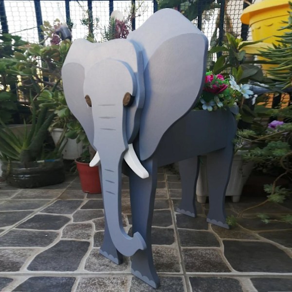 Eläinten Ruokakulho Kasvi Ruukut Puutarha Eläimen Muotoinen Ruukku Kasvi Ruukku-Eläinten Säilytysastia Ruukut Toimisto Koti Talon Lämmitys Koristeet Elephant