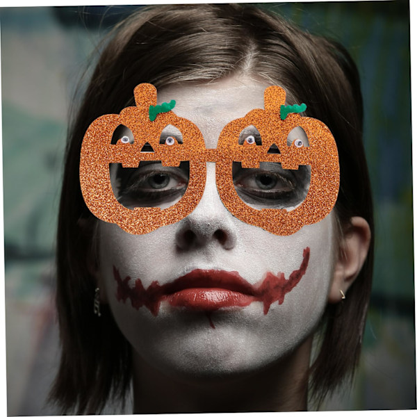 2 par Pumpaglasögon Unisex Glasögon Halloween Kostymrekvisita Dekorativa Glasögon Barnfödelsedagsfest Ögonkläder Spöke Halloween