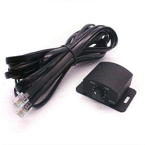Amplifier Replacement Bass Knob Control Remote 6Pin Subwoofer Remote Volume Adjustment Knob for Speaker