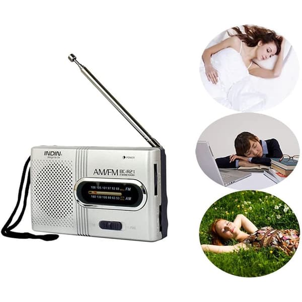 Portable Radio | AM/FM Battery Powered with Remote Control
