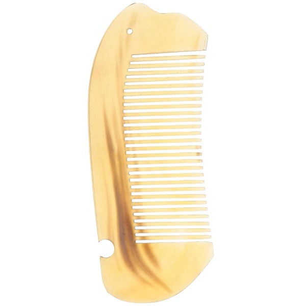 1 st Bärbar hårmassagekam Elegant hushållskammare (ljusgul)Gul12x5x0,2cm Yellow 12x5x0.2cm