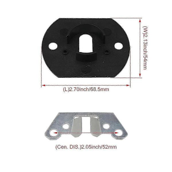For 2pcs Sectional Sofa Interlocking Couch Connector Bracket Part Pin Style WS4689