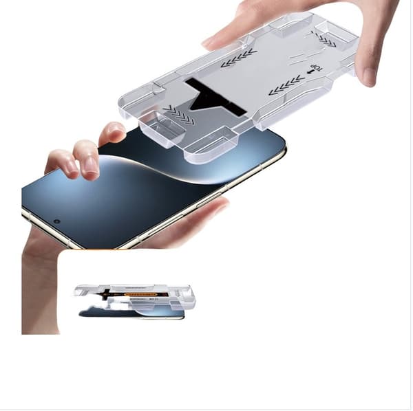 Xiaomi 15 Ultra Tempered Glass Screen Protector with Curved Edge and Dust-Proof Applicator for Easy Installation