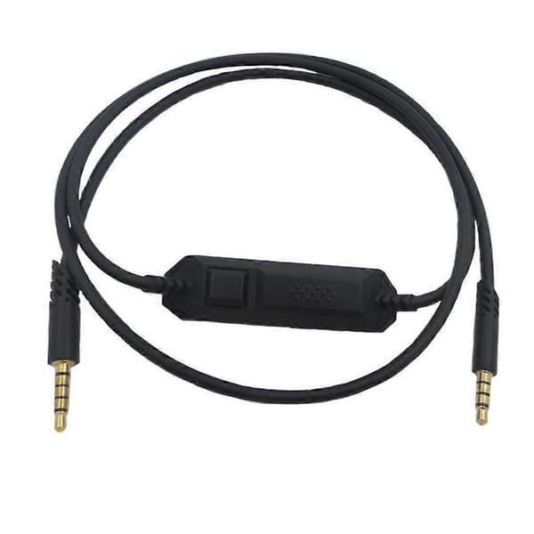 Svart lydhodetelefonkabel for Astro A10 A40 Gaming Headset
