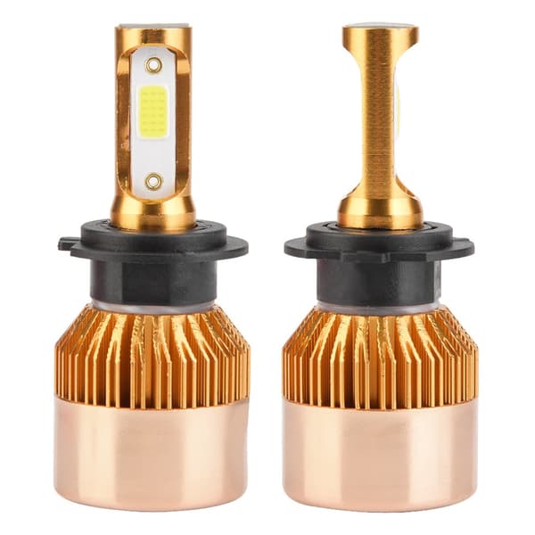 1 par bil LED-frontlykter superlyse fjernlys/nærlys frontlyspærer H7 36W 8000LM 6000K